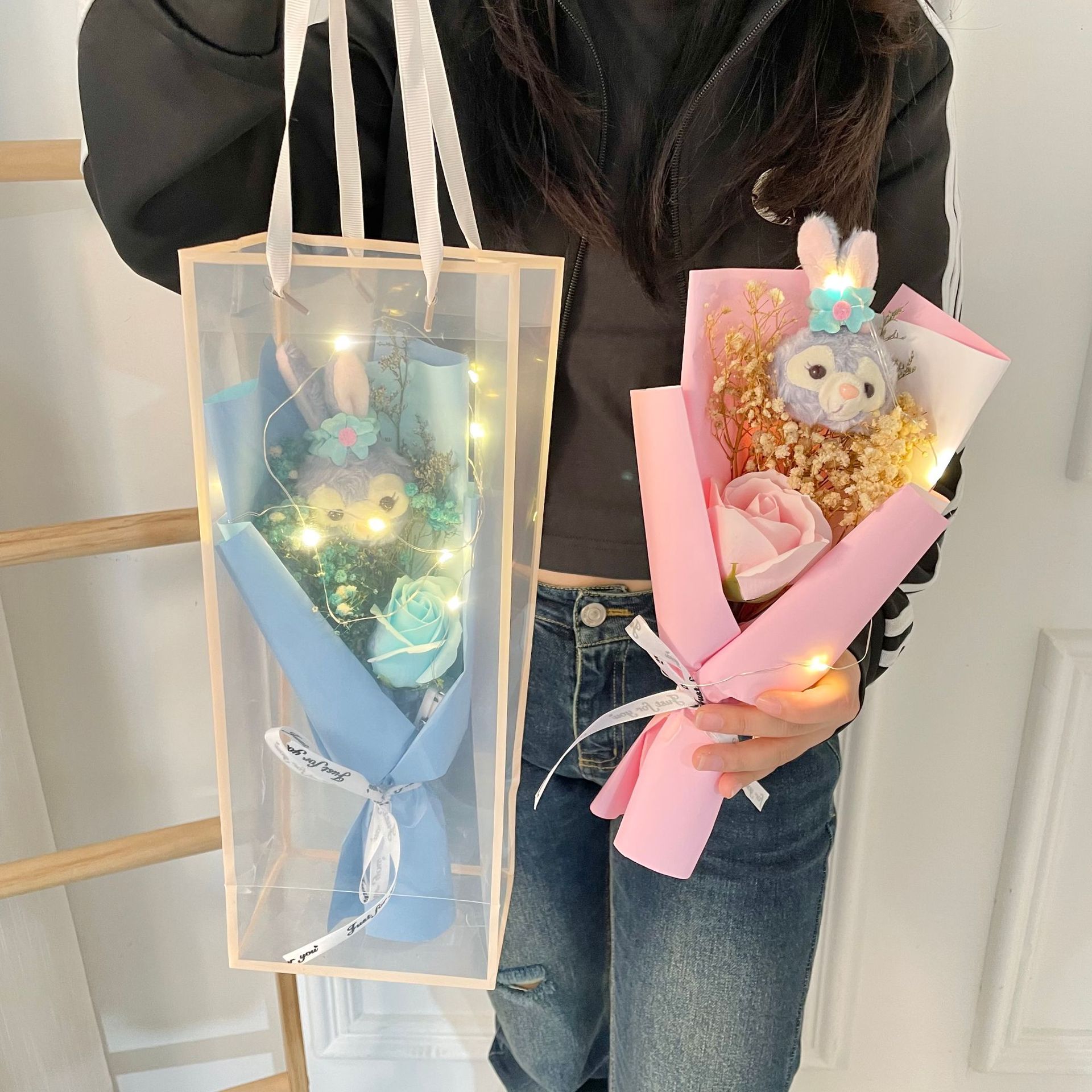 纸包铁丝/香皂花/花泥/鲜花永生花/花束铁丝细节图