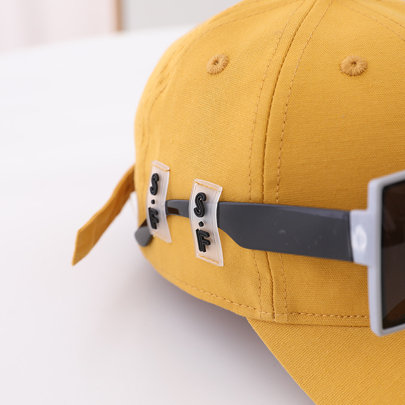 New Street Dance Super Cool Glasses Children's Baseball Cap Stage Cool Primary School Performance Hat Baby Cap Application Scenario