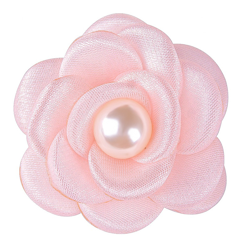 DIY fabric handmade shoes, flower accessories, beaded mesh, camellia flower petals, clothing accessories, diy ornaments and accessories Item Picture