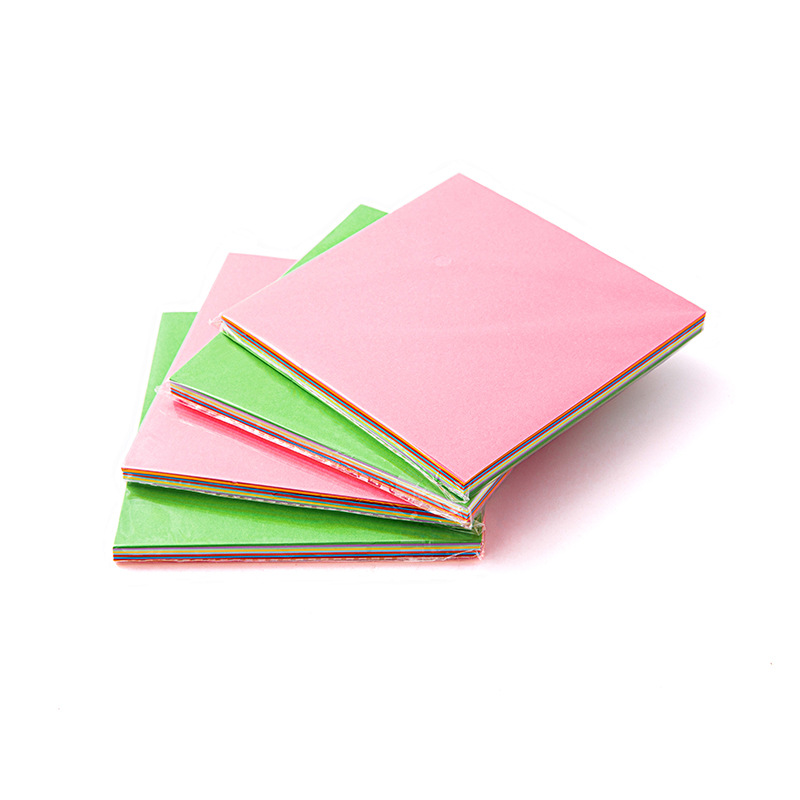 Direct sales from the factory with 10-color hand-folded paper square mixed sets for children and kindergartens Item Picture