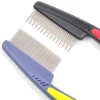 Pet dog flea comb, fine-toothed stainless steel needle flea removal comb, dog lice catch Application Scenario