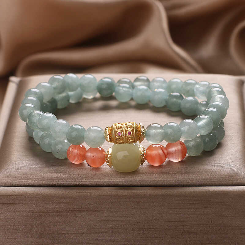 手链/可爱手链/朱砂/珍珠手链/水晶手串细节图