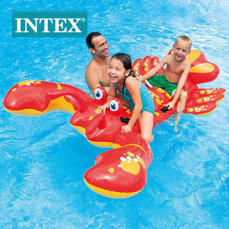 INTEX57528 Large lobster mount, children's inflatable float, swimming pool, entertainment float bed, water toy Specification image