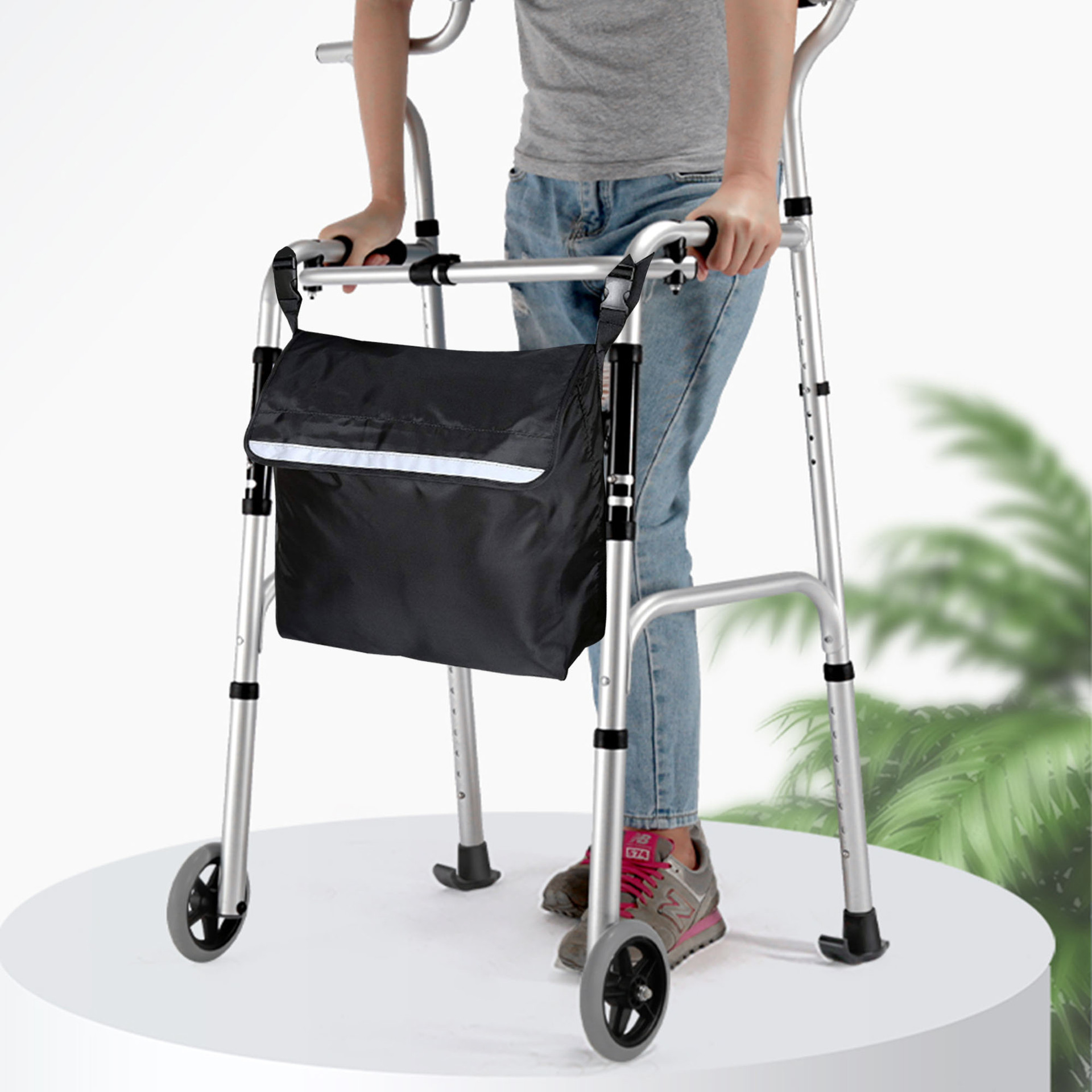 Wheelchair Bag 户外轮椅扶手包 电动轮椅摩托车等后驮包配件包详情图2