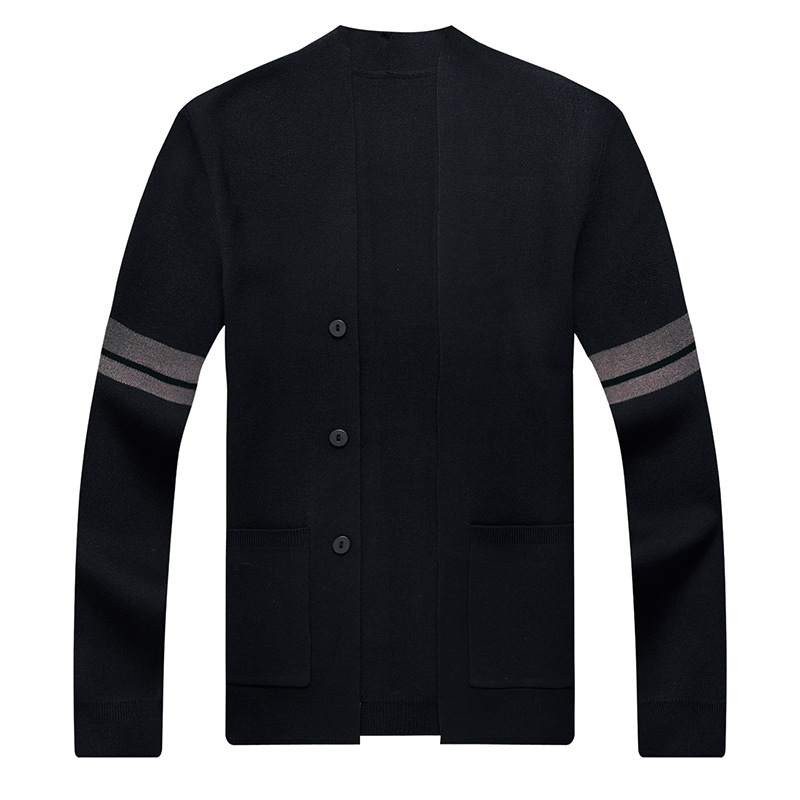 2023's best-selling men's fashion, high street style, casual, versatile, simple and youthful cardigan, sweater, knitted sweater, men's top Item Picture