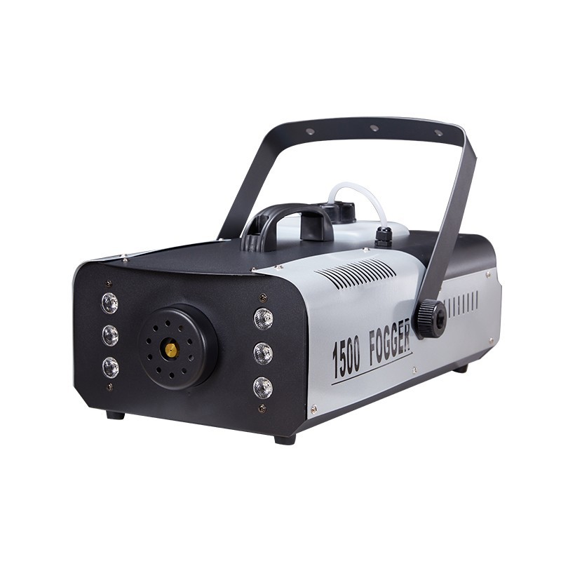 Hot Outdoor Portable 1500w stage smoke machine, smoke spray machine, wedding smoke maker, bar LED constant temperature smoke machine Item Picture