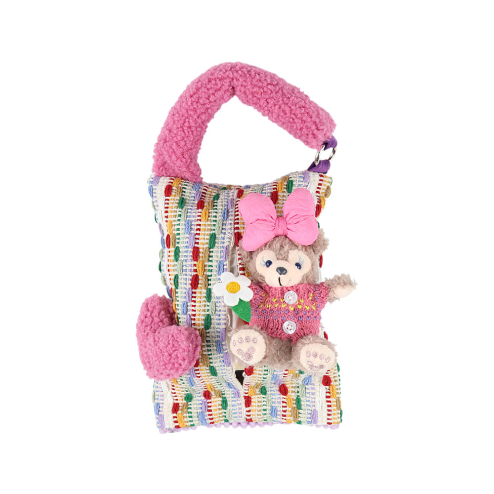 Car multi-functional hanging cartoon cute paper towel box bag inside the car front and back car supplies network red Item Picture