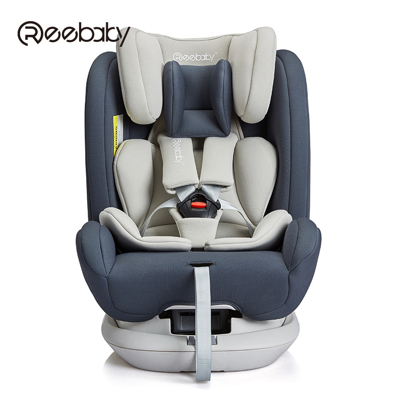 REEBABY天鹅儿童安全座椅汽车用360度旋转可躺0-12岁婴儿宝宝车载详情图2