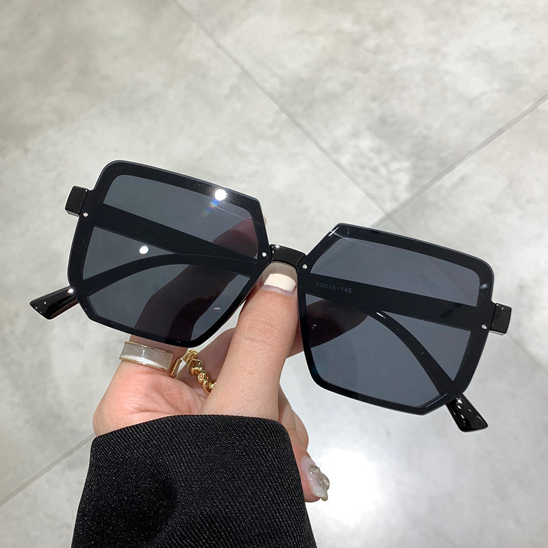 New UV-resistant women's sunglasses, sun protection driving sunglasses, Korean-style trendy retro sunglasses Specification image