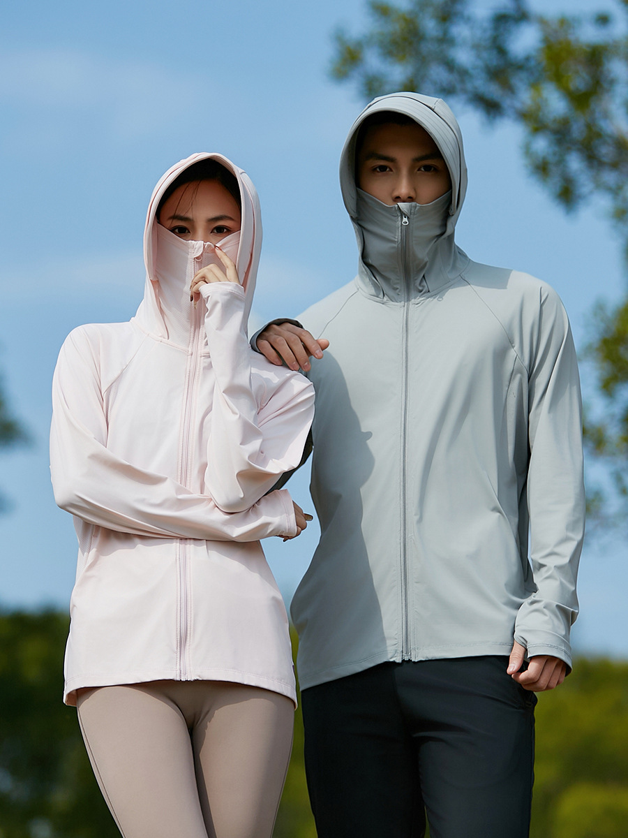 New original gauze sunscreen clothing women ice silk cool sun-protective clothing detachable large brim upf50+ breathable sunscreen clothing men Application Scenario