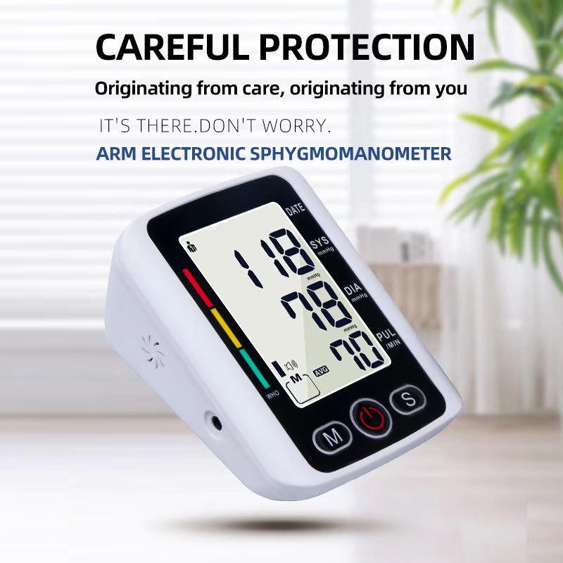 Cross-Border Foreign Trade Large Screen Sphygmomanometer Automatic Electric Intelligent Blood Pressure Measuring Instrument Export Large Screen Touch Sphygmomanometer Application Scenario