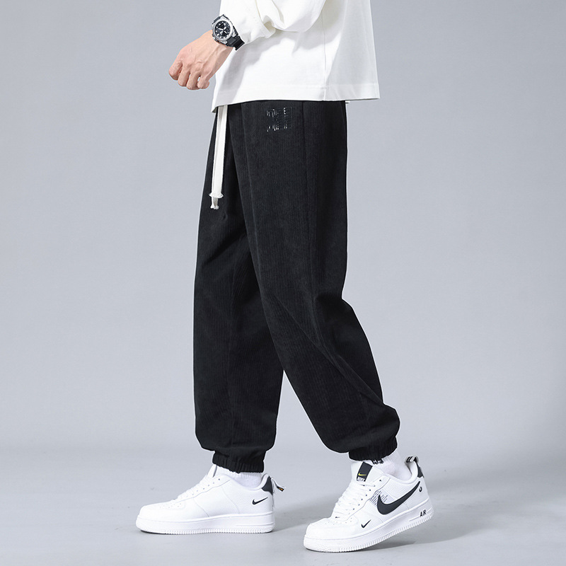 Pantalones hombre primavera otoño marca de moda holgada paquete de pies pantalones de estilo americano high street adolescente workwear casual pantalones deportivos Application Scenario