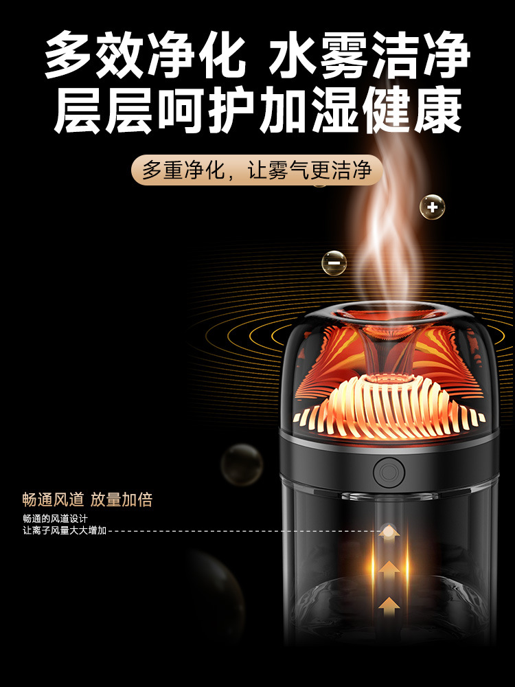 车载加湿器家用usb加湿器卧室轻静音小型办公室桌面加湿器厂家 f详情6