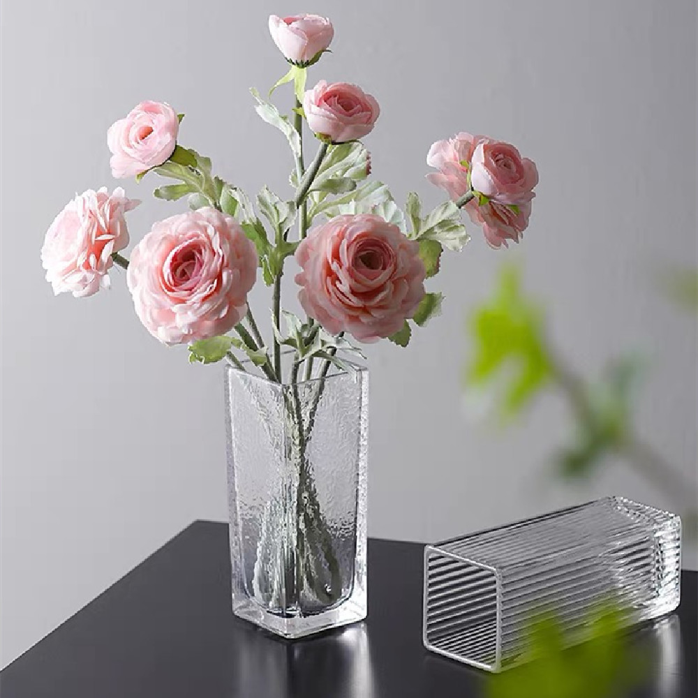 Transparent glass vases, creative and simple living room style, light luxury and water-grown fresh flower arrangements, dried flower ornaments Application Scenario