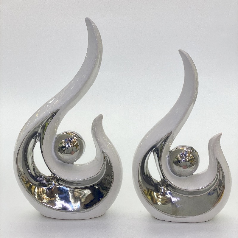 كما زخرفة المنازل بالمصنوعات الذهبية ذات اللون الأوروبي المصنوعة من الخزف والخزف الخلاق Specification image