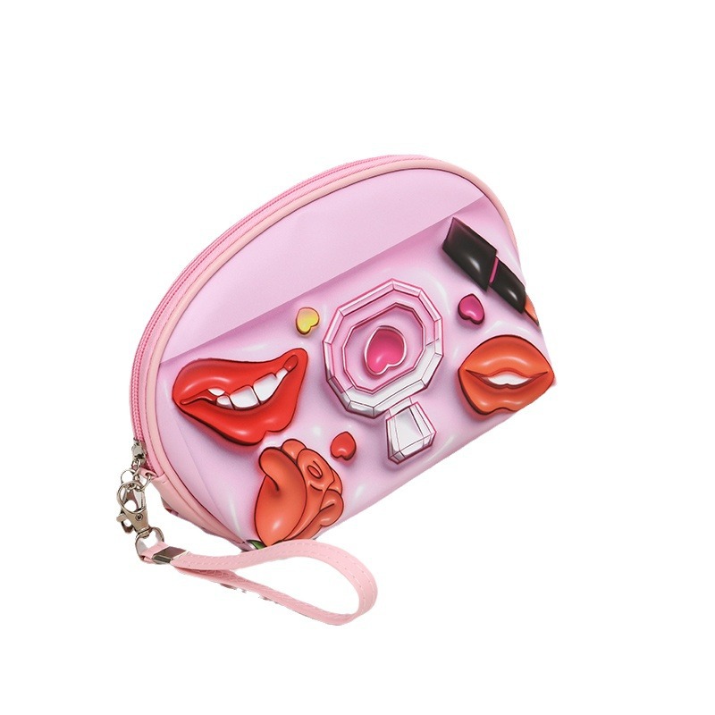 Bags/化妆包/化妆盒/逛街包/小马宝莉卡片白底实物图