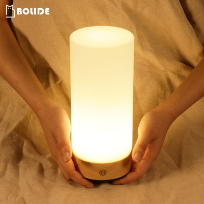 Rechargeable usb wireless desk lamp, touch charging lamp, plug-in student desk, night light, eye-protecting lamp, led light details Picture