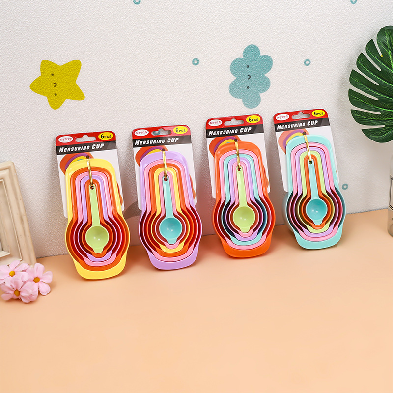 Shangdong Color 6-piece set of measuring spoons, thickened measuring spoons, baking tools, seasoning spoons, coffee spoons, double-scale spoons