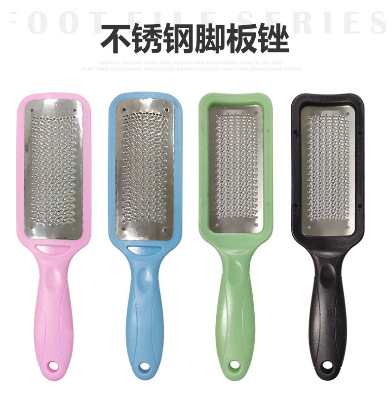 The manufacturer supplies foot care tools, including stainless steel foot files, dead skin removers, foot grinders, and nail sanding strips, shanilak