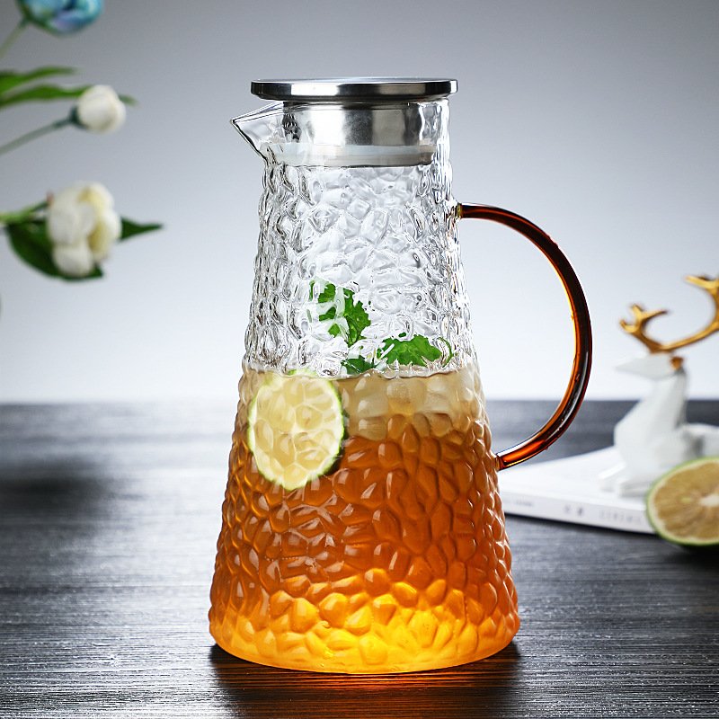 Cold water kettle, cooling water kettle, household high-temperature resistant summer juice kettle, heat-resistant explosion-proof large-capacity cold boiled water teapot set