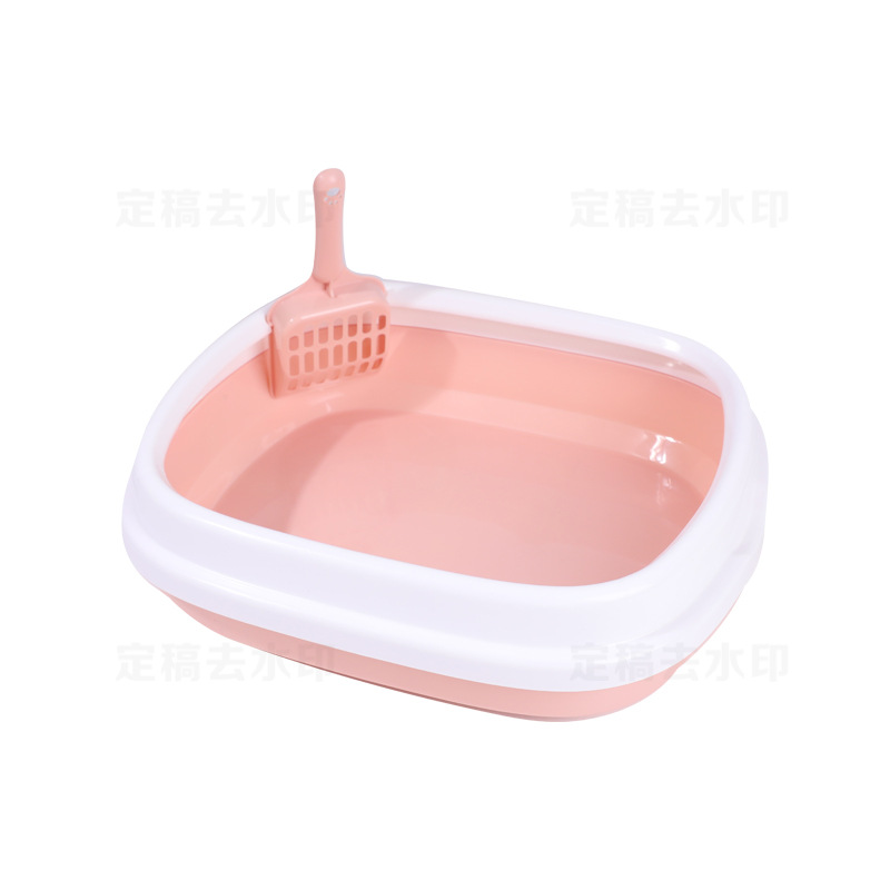 Large cat litter box, extra-large fully semi-enclosed cat toilet, extra-large anti-splash cat litter box, cat pet supplies Item Picture