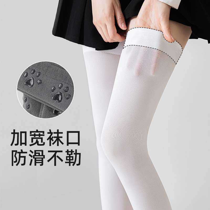 Sock stall, one-piece consignment, women's spring and summer style pile socks, solid color mid-calf socks, jk socks, velvet calf socks, long socks, cotton socks wholesale, one-piece consignment Specification image
