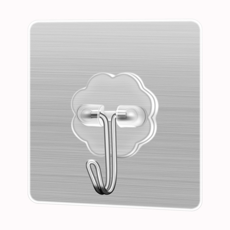 Hook Strong Dormitory Sticky Hook Strong Paste Perforation-Free Kitchen Bathroom Door Hook Foreign Trade Manufacturers Wholesale Item Picture