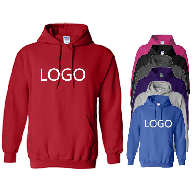 Hooded sweatshirt with printed logo, sweatshirt coat, autumn and winter pullover, hooded sweatshirt, work clothes, European code cross-border exclusive supply details Picture