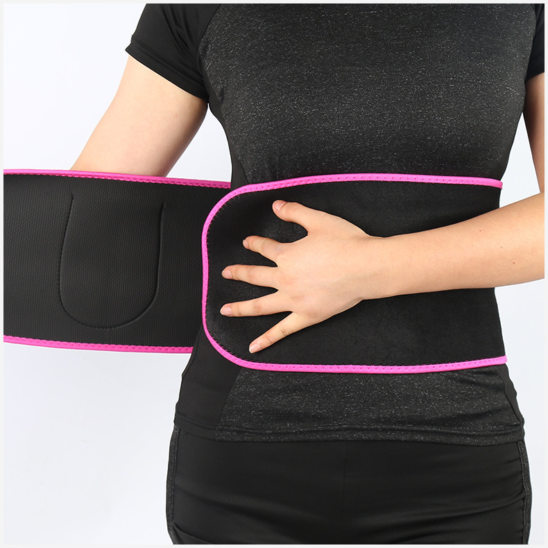 Adjustable color warm waist support sports belt
