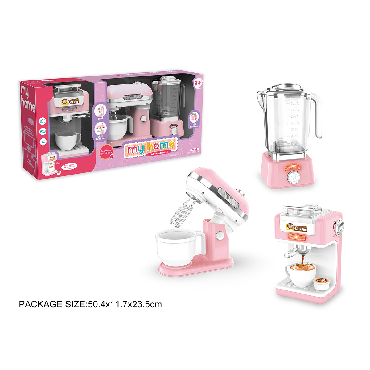 Children's fun kitchen set, house play toys, bread machine and coffee machine set, simulation cooking and educational toys Application Scenario
