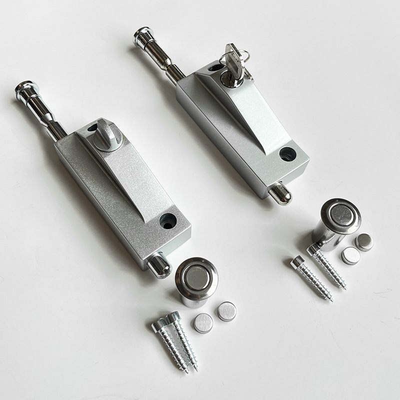 旋转门明装锁产品图