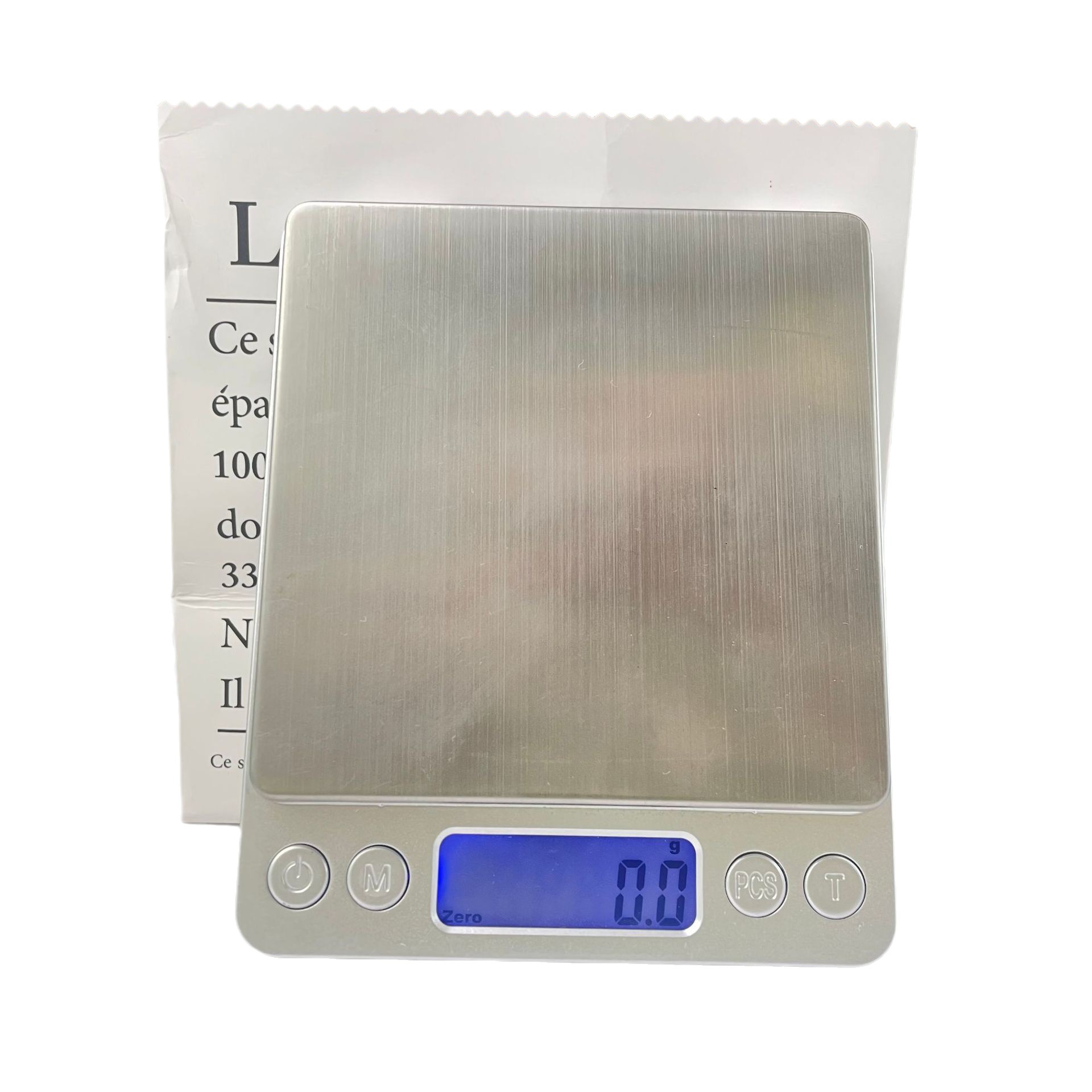 I2000 Jewelry Scale Household Kitchen Electronic Weighing High-Precision Stainless Steel Coffee Scale Electronic Weighing Scale Item Picture