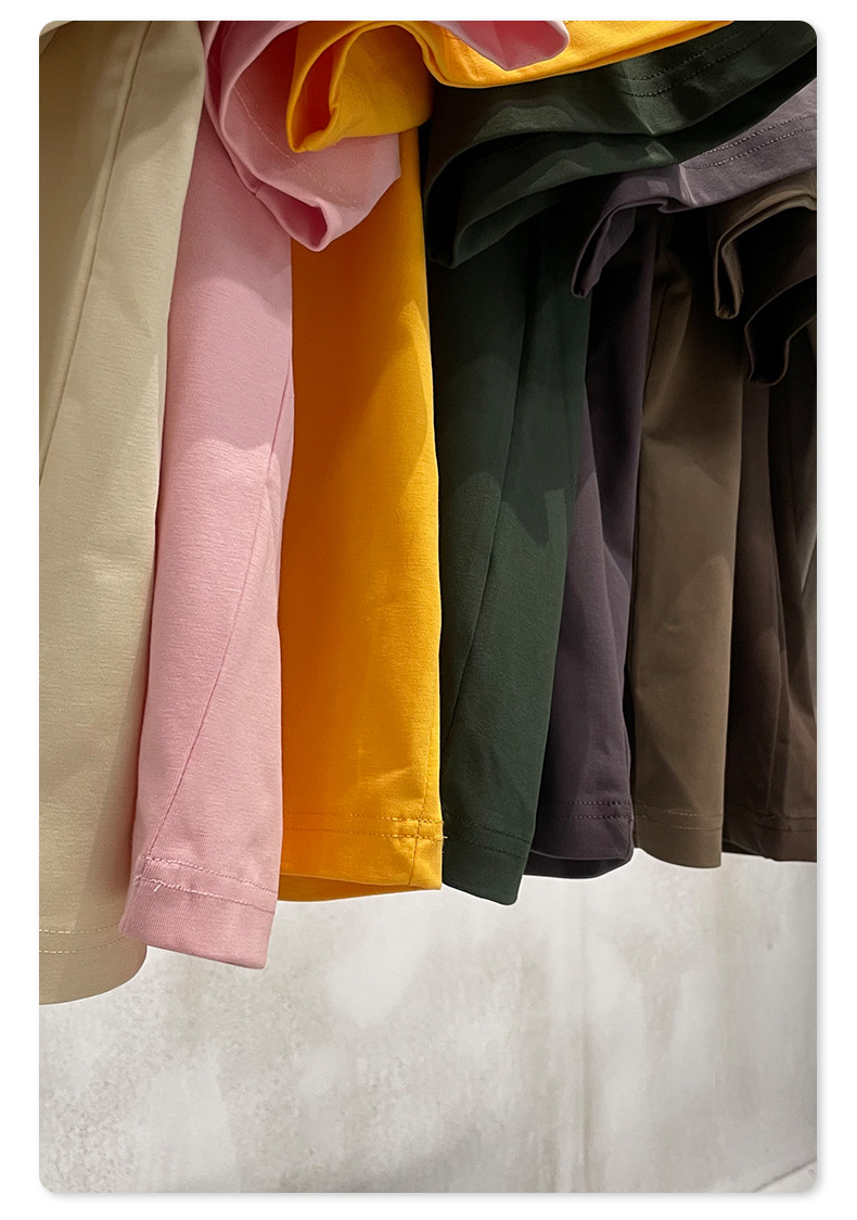 BE男装|夏季美式潮牌冰感索罗娜Boxyfit短宽纯色宽松短袖t恤男详情68