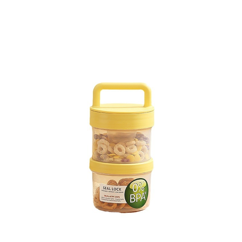 Aiyouhui portable fruit salad cup, vegetable salad lunch box, light food cup, fat-reducing cup, breakfast cup, double-layer yogurt Item Picture