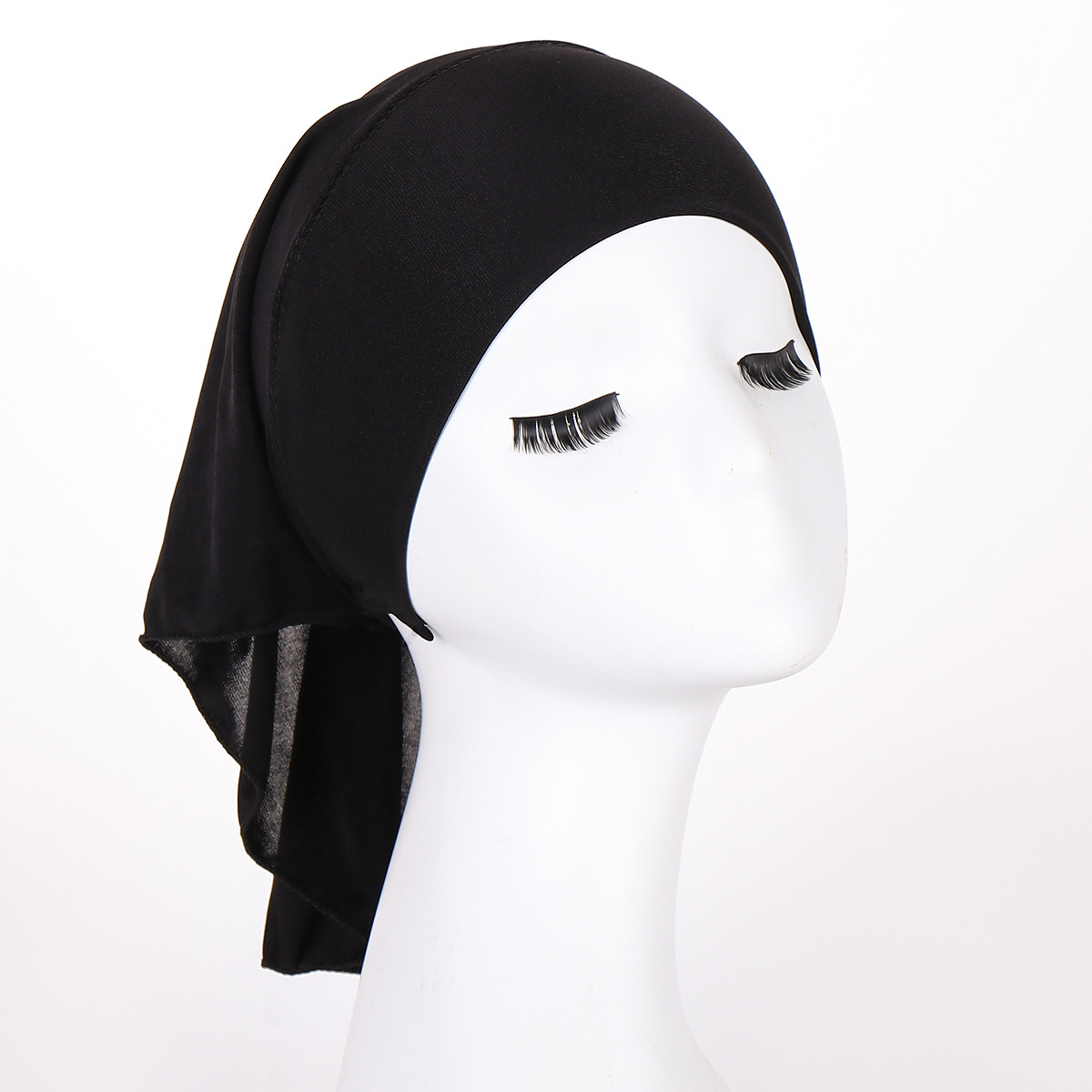 Aliexpress Cross-Border New Multi-Color Crystal Hemp Long Tail Cap Application Scenario