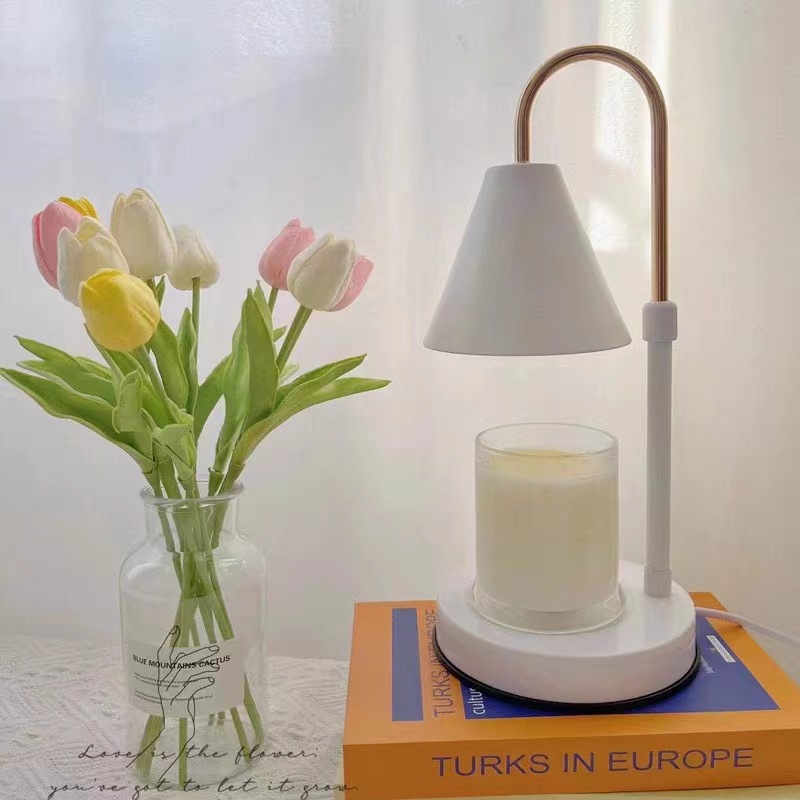 Holiday Incense Lamp Melting Wax Lamp Timing Lift Gift Melting Candle Lamp Bedside Decoration Nordic Wooden Lamp Creative Lamp details Picture