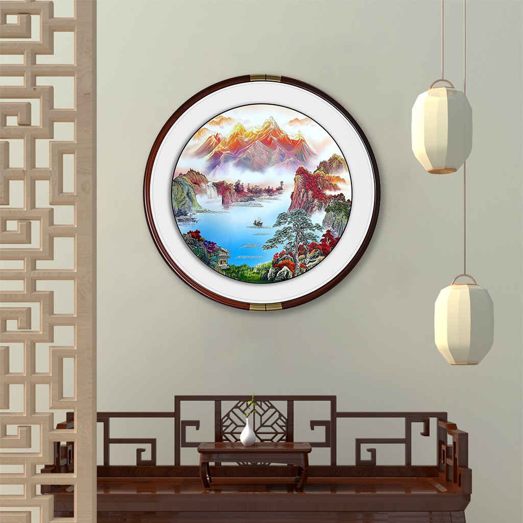 穆斯林壁画/铁艺/挂画/珐琅/按数字油画产品图