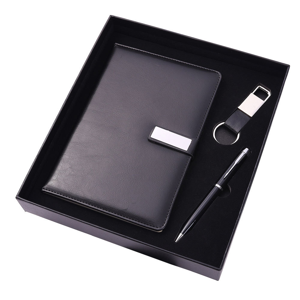 钥匙扣套装 实用学校公司商务活动赠送笔记本礼品套装 LOGO制作