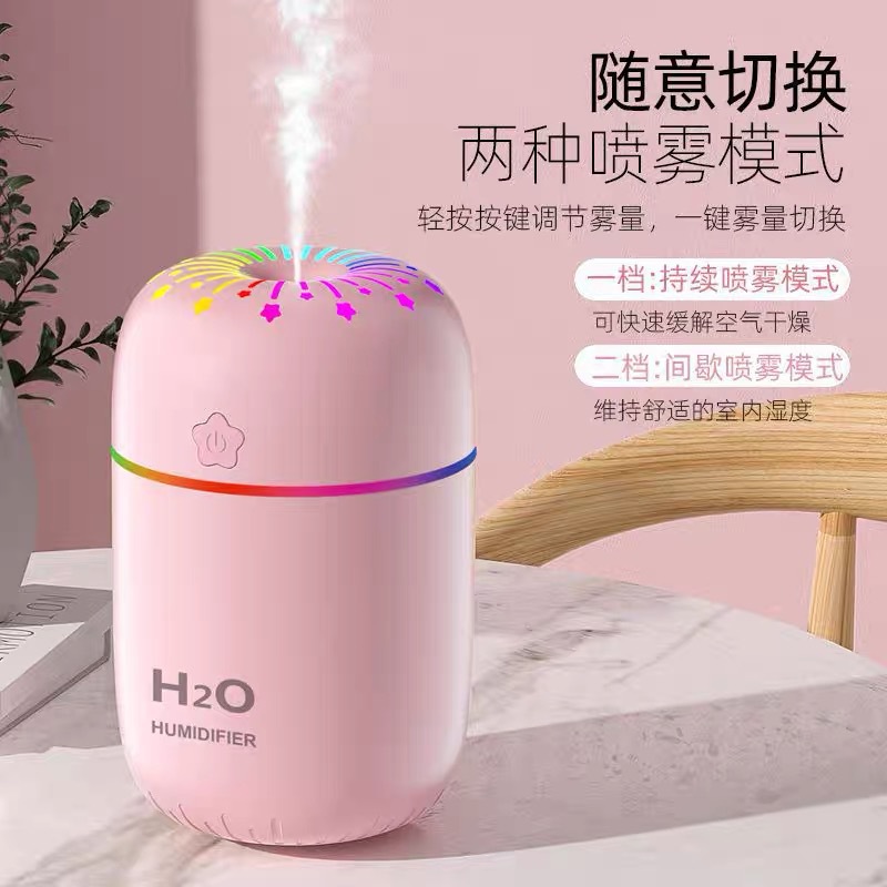 Usb Desktop Air Humidifier Mute Bedroom Aromatherapist Mini Home Cute Accessories Automatic Fragrance details Picture