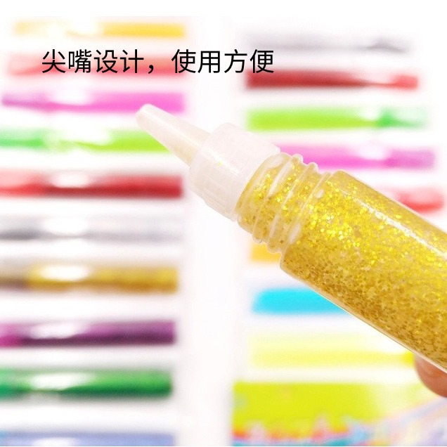 美术颜料实物图