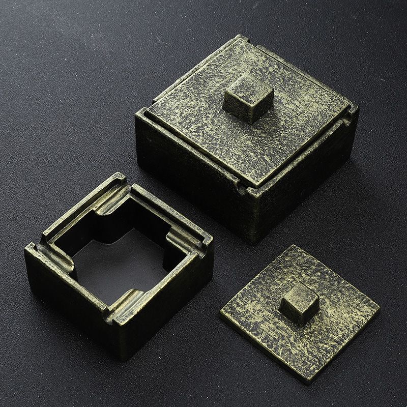 简约个性创意/客厅水泥方形烟灰缸/客厅带盖简约北欧in产品图
