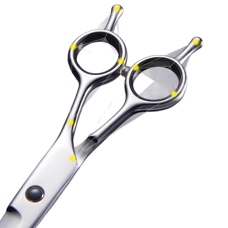 Professional hair trimming scissors, dog hair bending scissors, Teddy hair cutting magic tool, pet grooming scissors, dog hair trimming tool set Item Picture