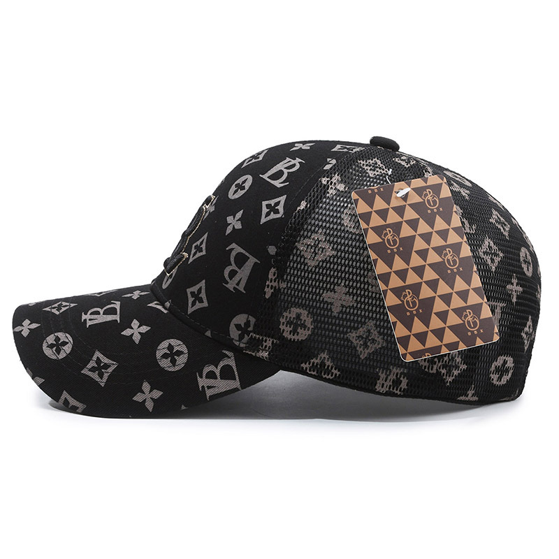 New classic floral light luxury peak embroidered letter baseball cap, sunshade, sun protection, fashionable, casual and versatile, suitable for both men and women for outings details Picture