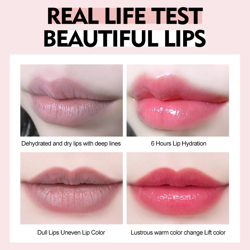 跨境美妆温变干花变色口红唇膏保湿滋润彩妆化妆品批发美妆个护详情图3