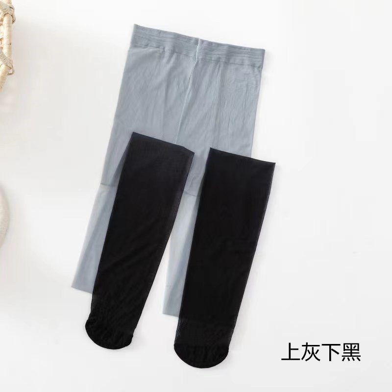 Gradual Color Black Silk Stockings For Women Anti-Hook Durable Thin Spring And Autumn Velvet Small Black Silk Slim Leg Pantyhose Item Picture