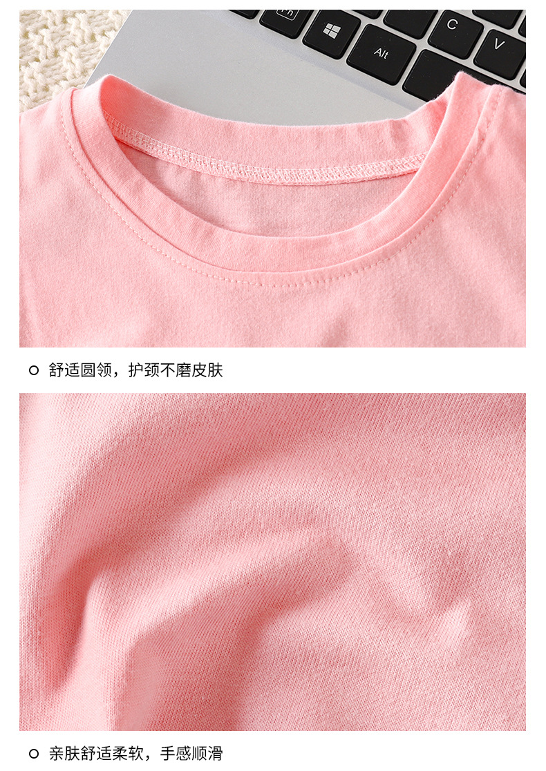 女童夏季新款短袖短裤套装女孩飞袖上衣时尚韩版薄款两件套童装详情14