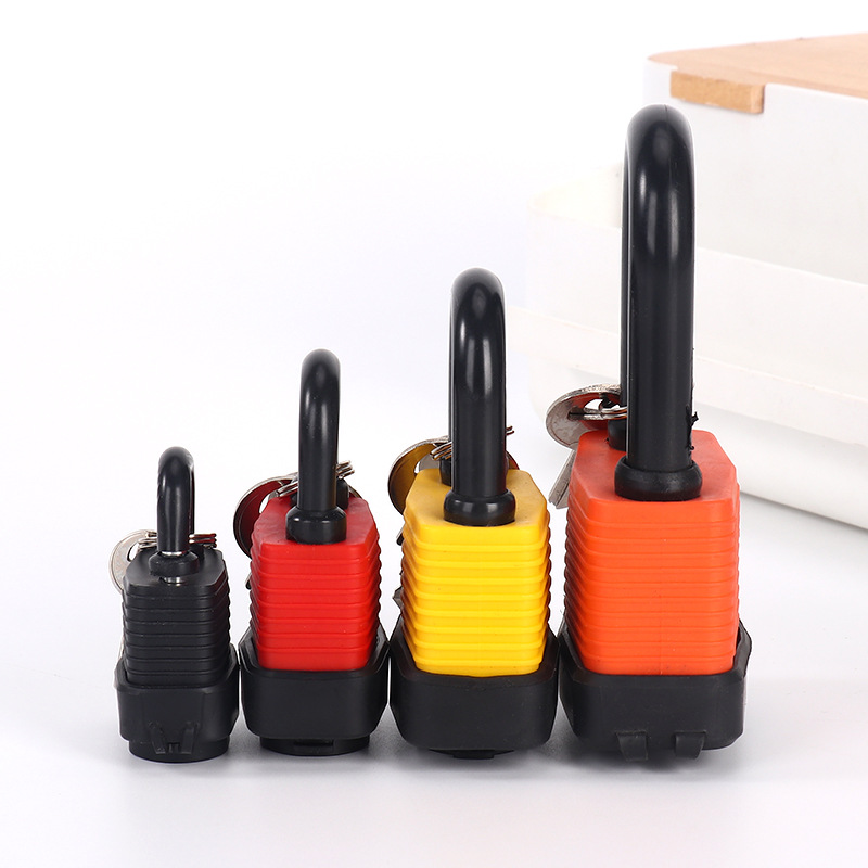 Outdoor waterproof multi-layer padlock, outdoor rainproof and rust-proof lock head, lock, door lock, courtyard gate, large lock, copper lock core, lock details Picture