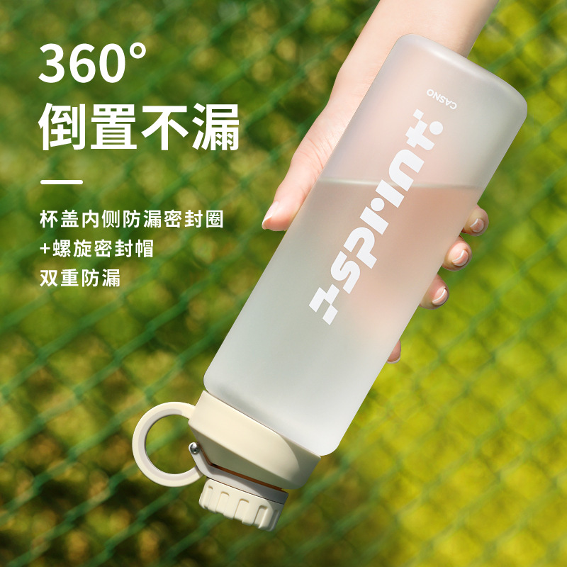 This is a large-capacity water cup for men, which is shockproof and heat-resistant in summer. It is also a portable plastic sports cup with a tea stringer for women, new model 2025 Specification image