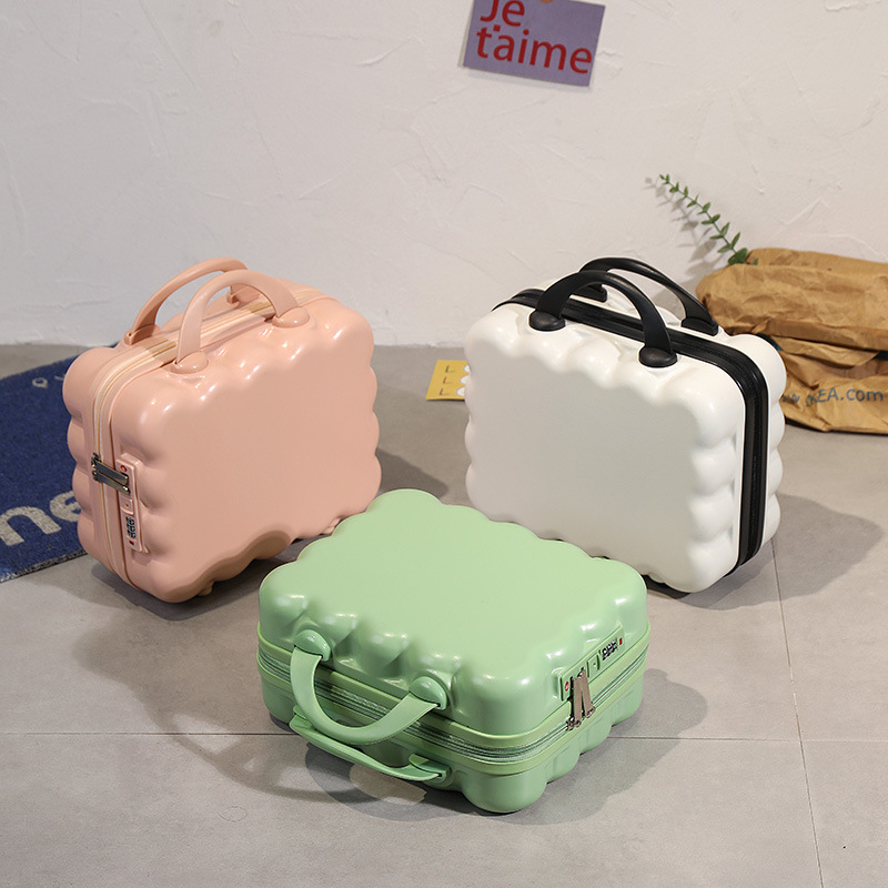 新款日韩化妆箱14寸手提箱密码旅行箱迷你小行李箱节日伴手礼跨境