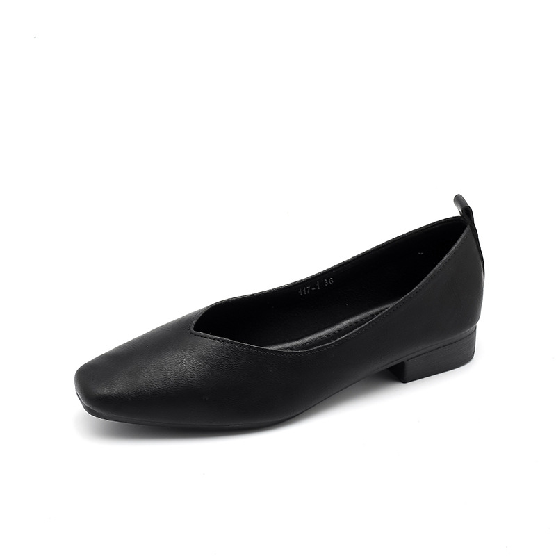 女式休闲单鞋实物图